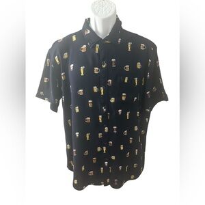 MBX Premium Goods Black Shirt with Alcoholic Drinks Men’s XL